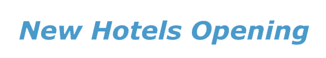 Text reads "Newest Openings: New Hotels in Nashville TN" in blue italic font on a white background.